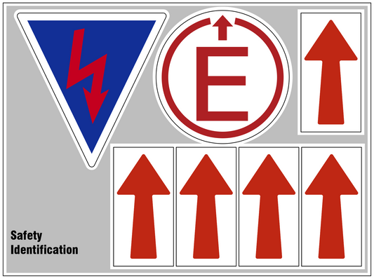 Tow Hook, Electrical Shut-off Decal Kit