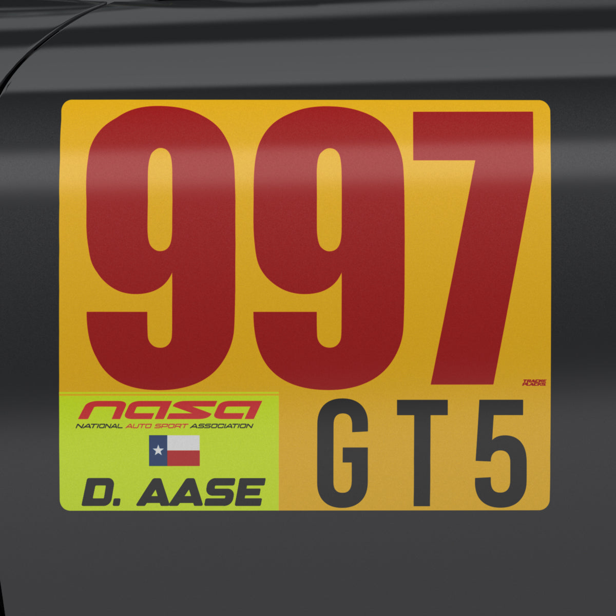 NASA Grid Plate – 3 Digit + Class