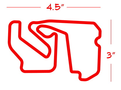 G2 Motorsports Park in Anna,TX Track Map Decal